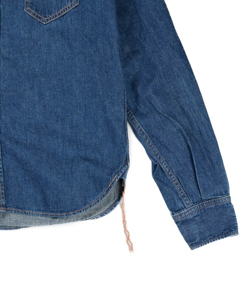 TMT（ティーエムティー）の「【TMT/ティーエムティー】DENIM WESTEN SHIRTS（シャツ/ブラウス・メンズ・インディゴブルー/ライトインディゴブルー・SMALL）」の18枚目の写真