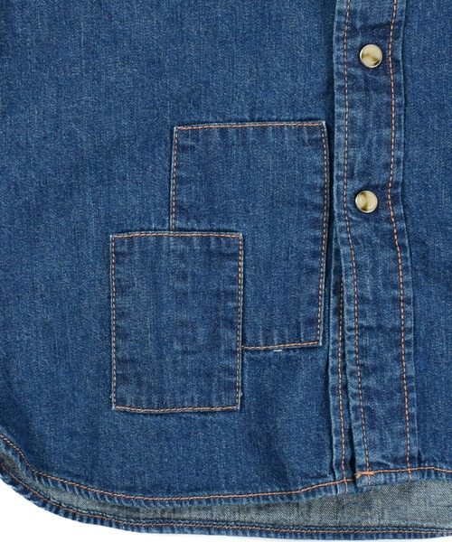 TMT（ティーエムティー）の「【TMT/ティーエムティー】DENIM WESTEN SHIRTS（シャツ/ブラウス・メンズ・インディゴブルー/ライトインディゴブルー・SMALL）」の19枚目の写真