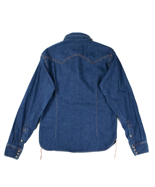TMT（ティーエムティー）の「【TMT/ティーエムティー】DENIM WESTEN SHIRTS（シャツ/ブラウス・メンズ・インディゴブルー/ライトインディゴブルー・SMALL）」の21枚目の写真