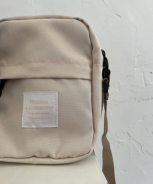 merrylatte（メリーラテ）の「撥水防水軽量刺繍ワッペンショルダーバッグ【Primaras】（ショルダーバッグ・レディース・ブルー系その他/バーガンディー/グレー×ピンク/ブラウン系その他/アイボリー・FREE）」の9枚目の写真