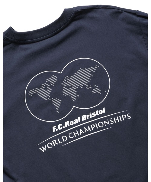 F.C.Real Bristol（エフシーレアルブリストル）の「CHAMPIONSHIP L/S TEE（Tシャツ/カットソー・メンズ・ネイビー/ホワイト/ブラック・SMALL/MEDIUM/LARGE/X-LARGE/XX-LARGE）」の7枚目の写真