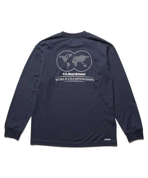 F.C.Real Bristol（エフシーレアルブリストル）の「CHAMPIONSHIP L/S TEE（Tシャツ/カットソー・メンズ・ネイビー/ホワイト/ブラック・SMALL/MEDIUM/LARGE/X-LARGE/XX-LARGE）」の6枚目の写真