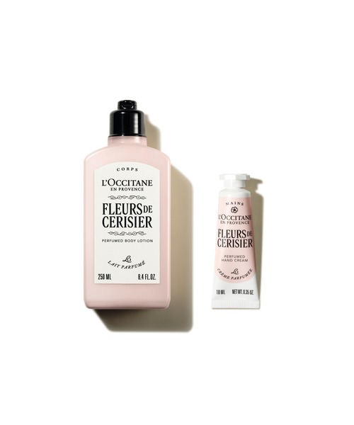 L'OCCITANE（ロクシタン）の「【数量限定 春ギフト】フルールドスリジエサクラ[チェリーブロッサム] ボディ＆ミニハンド ギフトセット ボディミルク＆ハンドクリームのセット（ボディケアキット/ギフトセット・レディース・その他・FREE）」の3枚目の写真