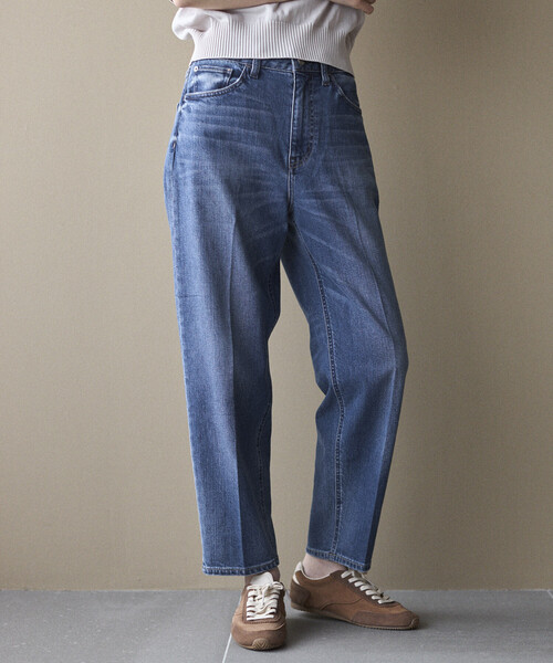 Healthy denim(ヘルシーデニム)の「Healthy Denim × Firsthand/ヘルシーデニム 別注 Carrot / テーパードシルエット デニムパンツ(デニムパンツ・レディース・ブルー・25/24/23)」の11枚目の写真