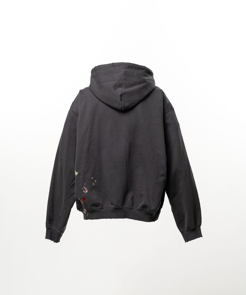 Maison MIHARA YASUHIRO(メゾンミハラヤスヒロ)の「Kids Sticker Printed Hoodie(スウェット・メンズ・ブラック/ホワイト・46/44/48)」の16枚目の写真