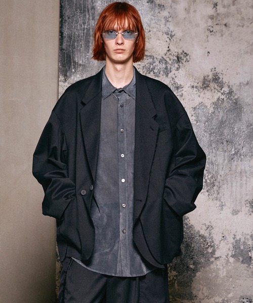 UNISEX》Cut-off Layering Prime-Over Jacket/カットオフレイヤリング