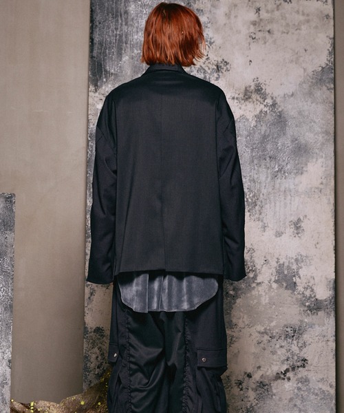 UNISEX》Cut-off Layering Prime-Over Jacket/カットオフレイヤリング
