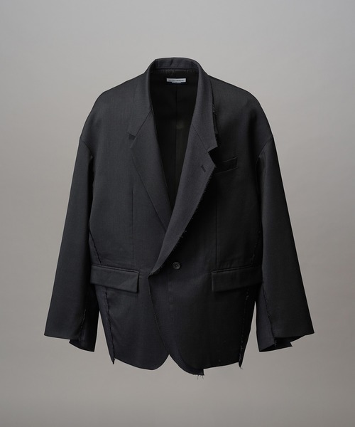 UNISEX》Cut-off Layering Prime-Over Jacket/カットオフレイヤリング