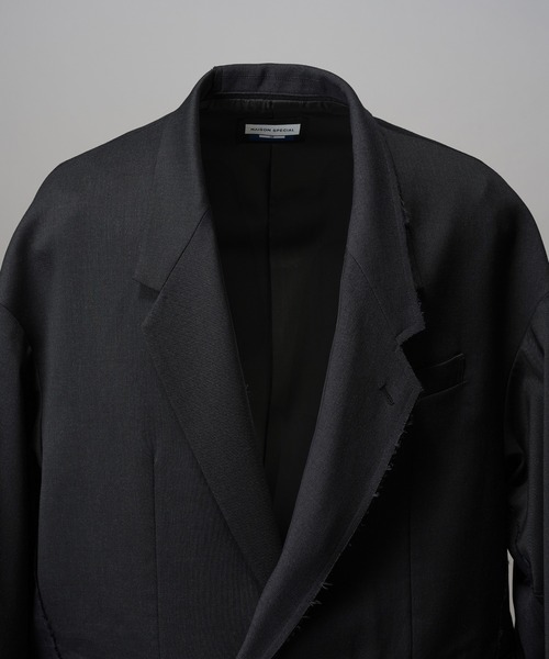 UNISEX》Cut-off Layering Prime-Over Jacket/カットオフレイヤリング