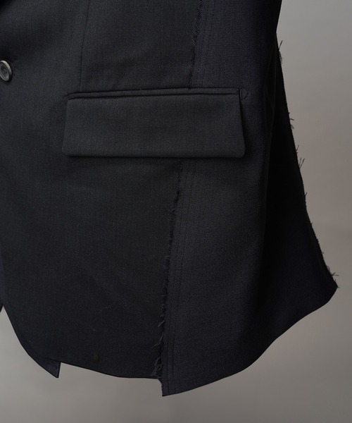 UNISEX》Cut-off Layering Prime-Over Jacket/カットオフレイヤリング