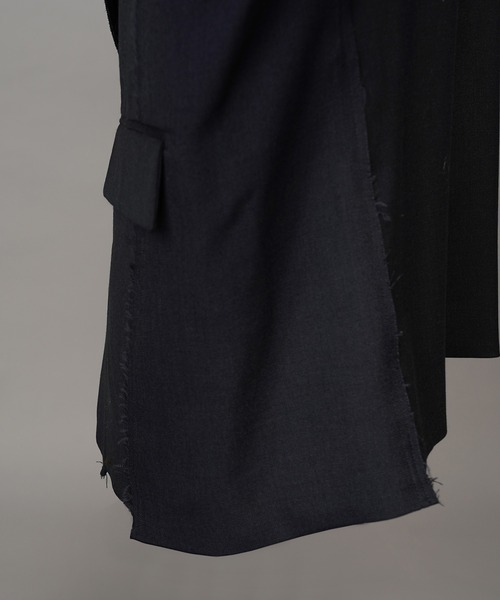 UNISEX》Cut-off Layering Prime-Over Jacket/カットオフレイヤリング