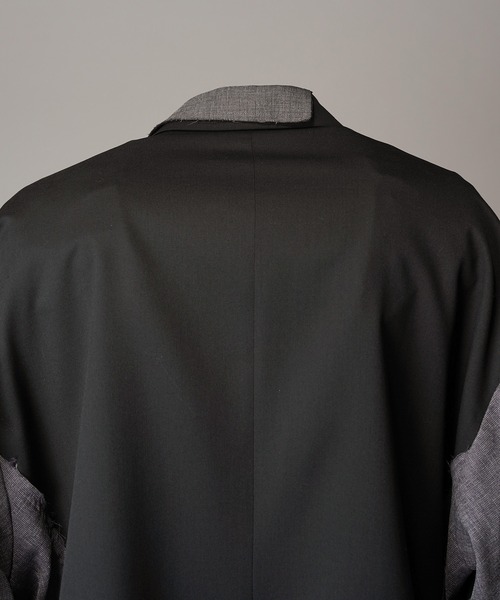 UNISEX》Cut-off Layering Prime-Over Jacket/カットオフレイヤリング