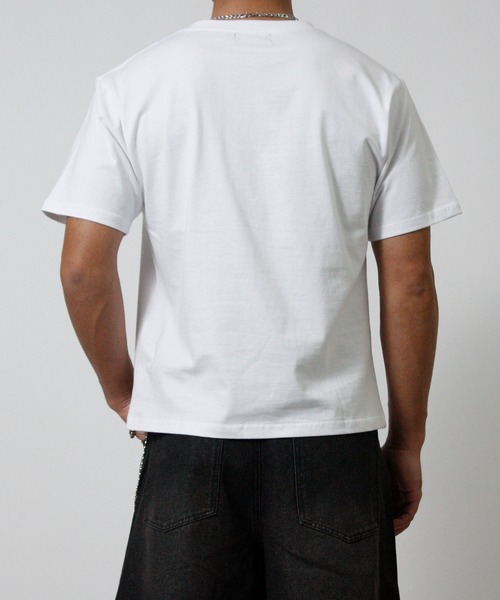 NYLAUS（ナイラス）の「【Nylaus】ショート丈 半袖 クルーネックTシャツ ヴィンテージ カモフラ（Tシャツ/カットソー・メンズ・ブラック/ホワイト/ブラック系その他/カモフラージュ・L/M）」の20枚目の写真