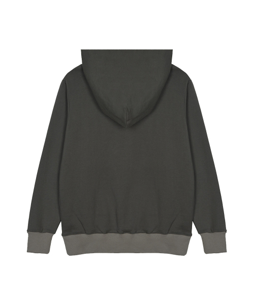 GRAIN DE BEAUTE（グランデボーテ）の「1992 MULTI HOODY [CHARCOAL]（パーカー・レディース・チャコール・S/M/L）」の3枚目の写真