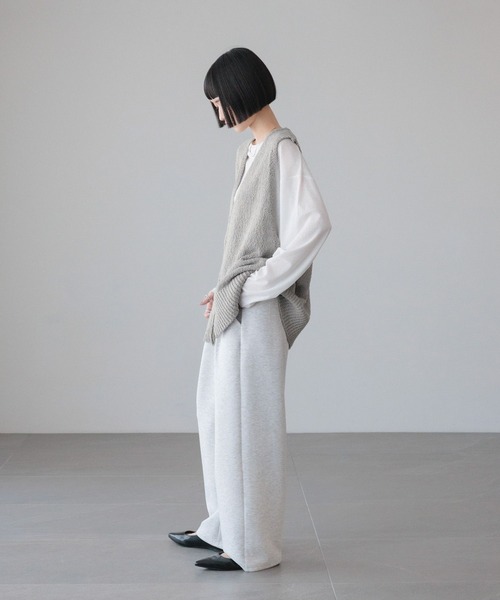 LOWRYS FARM（ローリーズファーム）の「ラメスラブＺＩＰベスト　644675（ベスト・レディース・グレー/アイボリー/ベージュ/ネイビー・FREE）」の12枚目の写真