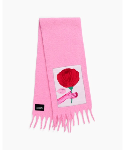 MARC JACOBS(マークジェイコブス)の「OH ROSE WOOL SCARF/デヴィッド・シュリグリー x マーク ジェイコブス オー ローズ ウール スカーフ(マフラー・レディース・ピンク系その他・ONE SIZE)」の3枚目の写真