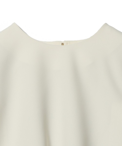 ESTNATION（エストネーション）の「ESTNATION / ケープフレアブラウス《EXCLUSIVE》（シャツ/ブラウス・レディース・オフホワイト/ネイビー・38/36）」の12枚目の写真