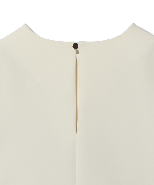 ESTNATION（エストネーション）の「ESTNATION / ケープフレアブラウス《EXCLUSIVE》（シャツ/ブラウス・レディース・オフホワイト/ネイビー・38/36）」の13枚目の写真