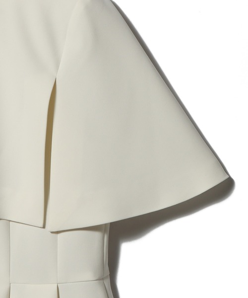 ESTNATION（エストネーション）の「ESTNATION / ケープフレアブラウス《EXCLUSIVE》（シャツ/ブラウス・レディース・オフホワイト/ネイビー・38/36）」の14枚目の写真