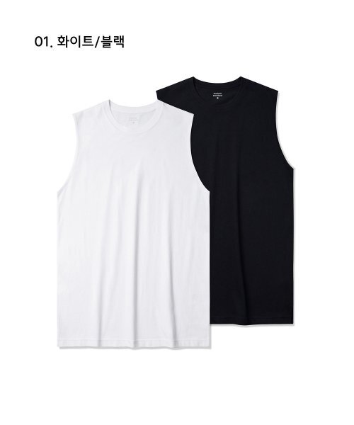 MUSINSA STANDARD（ムシンサスタンダード）の「レイヤードスリーブレストップ_通常丈2パック（Tシャツ/カットソー・レディース・その他・XS/S/M/L/XL/2XL）」の2枚目の写真