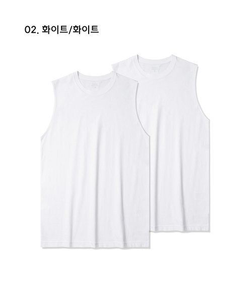 MUSINSA STANDARD（ムシンサスタンダード）の「レイヤードスリーブレストップ_通常丈2パック（Tシャツ/カットソー・レディース・その他・XS/S/M/L/XL/2XL）」の3枚目の写真