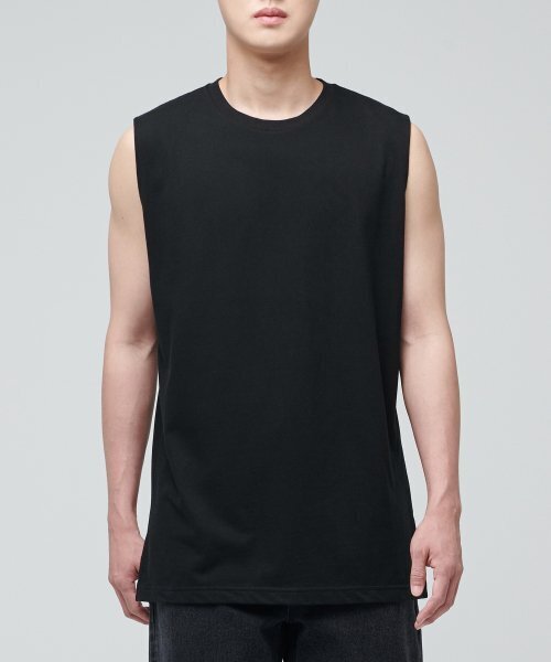 MUSINSA STANDARD（ムシンサスタンダード）の「レイヤードスリーブレストップ_通常丈2パック（Tシャツ/カットソー・レディース・その他・XS/S/M/L/XL/2XL）」の8枚目の写真