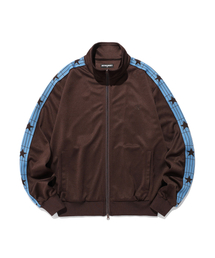 ISTKUNST（イストクンスト）の「IK TRACK JERSEY JACKET_BROWN(IK2FSMJ203A)（ナイロンジャケット）」