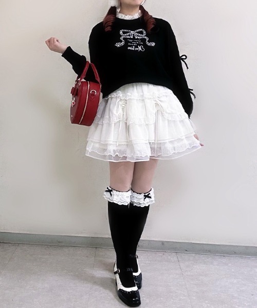 ドロスト×ティアードミニスカート（スカート）｜axes femme POETIQUE