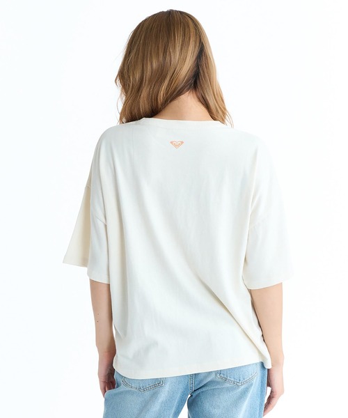 ROXY(ロキシー)の「ROXY/ロキシー 半袖 Tシャツ フロントプリント RST261087(Tシャツ/カットソー・レディース・ピンク/ブラック/アイボリー・M)」の5枚目の写真