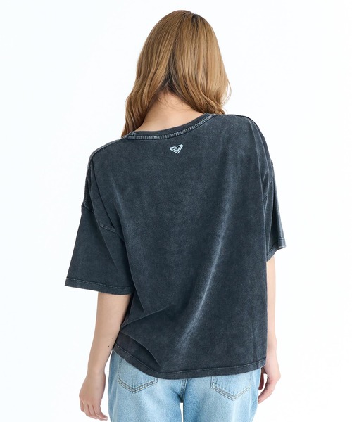 ROXY(ロキシー)の「ROXY/ロキシー 半袖 Tシャツ フロントプリント RST261087(Tシャツ/カットソー・レディース・ピンク/ブラック/アイボリー・M)」の7枚目の写真