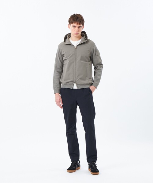 MACKINTOSH PHILOSOPHY(マッキントッシュ フィロソフィー)の「ブリテック イージーパンツ オックス調ダブルクロス(その他パンツ・メンズ・ダークネイビー/グリーン系その他2・38/40/42)」の4枚目の写真
