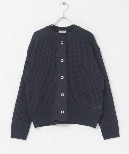FORK&SPOON（フォークアンドスプーン）の「FORK&SPOON　ワッフルカーディガン（カーディガン/ボレロ・レディース・ベージュ/ミント/ネイビー・1）」の9枚目の写真