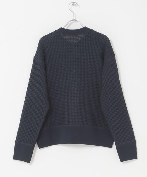 FORK&SPOON（フォークアンドスプーン）の「FORK&SPOON　ワッフルカーディガン（カーディガン/ボレロ・レディース・ベージュ/ミント/ネイビー・1）」の12枚目の写真