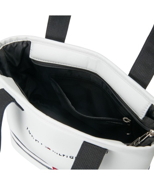 TOMMY HILFIGER GOLF（トミー ヒルフィガー ゴルフ）の「ラウンドバッグ BASIC（トートバッグ・メンズ・ホワイト/ブラック/ネイビー・フリー）」の4枚目の写真