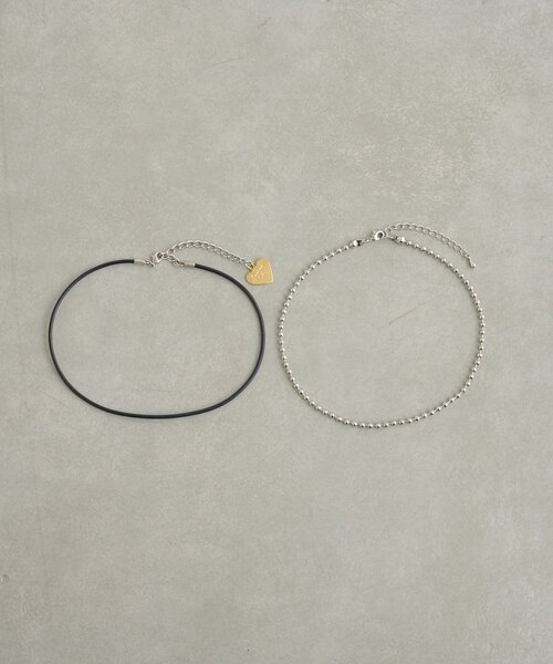 mystic（ミスティック）の「【Lara】レザーチェーンチョーカー（チョーカー・レディース・シルバー・ONE SIZE）」の6枚目の写真