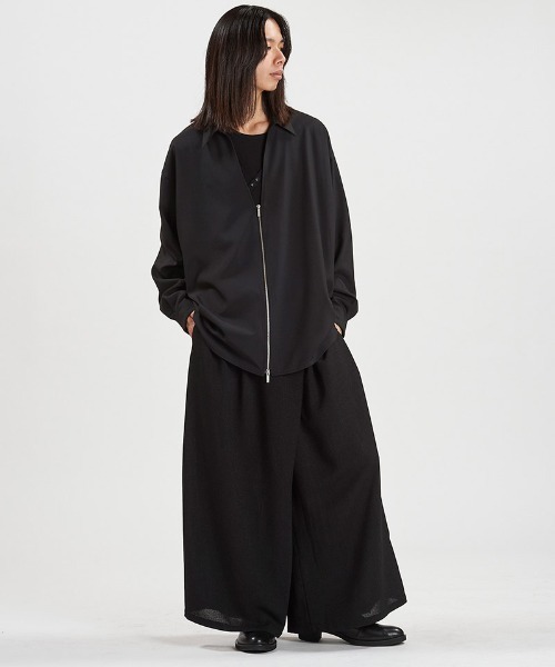 NO ID.(ノーアイディ)の「ms6409-V-N ZIP BIG-SH シャツ(458006-420S)(シャツ/ブラウス・メンズ・グレー/ブラック/ホワイト・ONE SIZE)」の13枚目の写真