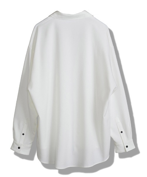 NO ID.(ノーアイディ)の「ms6409-V-N ZIP BIG-SH シャツ(458006-420S)(シャツ/ブラウス・メンズ・グレー/ブラック/ホワイト・ONE SIZE)」の20枚目の写真