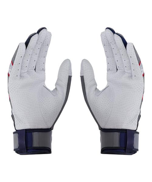 UNDER ARMOUR(アンダーアーマー)の「UAアンディナイアブル プロ バッティンググローブ(ベースボール/メンズ)(手袋・メンズ・グレー・S/XL/M/L)」の2枚目の写真
