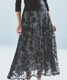 STRAWBERRY-FIELDS | ラッピングストライプ_スカラレーススカート(スカート)