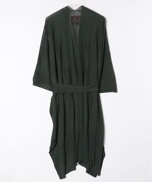Vivienne Westwood MAN（ヴィヴィアンウエストウッドマン）の「アシンメトリーニットガウン（カーディガン/ボレロ・メンズ・カーキ・FREE）」の2枚目の写真