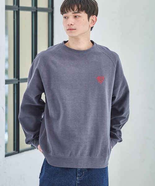 LAKOLE（ラコレ）の「カットスラブプルオーバー / 639483（Tシャツ/カットソー・メンズ・ブラック/ホワイト/セージグリーン・MEDIUM/LARGE）」の2枚目の写真