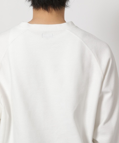 LAKOLE（ラコレ）の「カットスラブプルオーバー / 639483（Tシャツ/カットソー・メンズ・ブラック/ホワイト/セージグリーン・MEDIUM/LARGE）」の6枚目の写真