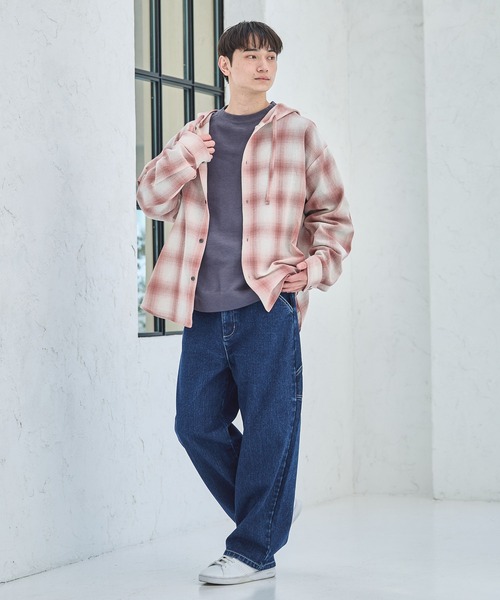 LAKOLE(ラコレ)の「カットスラブプルオーバー / 639483(Tシャツ/カットソー・メンズ・ブラック/ホワイト/セージグリーン・MEDIUM/LARGE)」の22枚目の写真