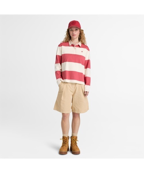 Timberland(ティンバーランド)の「コットンリネン ショーツ レディース(その他パンツ・レディース・ベージュ・25inch/27inch/29inch)」の2枚目の写真