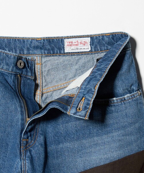 6（ロク）の「＜timemachine＞DOCKING DENIM PANTS/パンツ（デニムパンツ・レディース・ネイビー・25/27/26）」の7枚目の写真