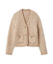 Mila Owen（ミラオーウェン）の「ニットツイードジャケット（ノーカラージャケット）」