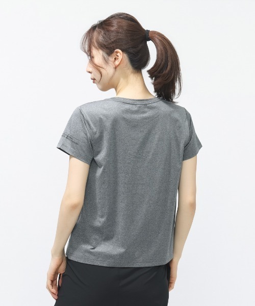ROXY(ロキシー)の「ロキシー ROXY フィットネス 半袖Tシャツ(Tシャツ/カットソー・レディース・ブルー/チャコールグレー・S/M/L)」の4枚目の写真