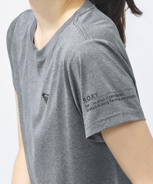 ROXY(ロキシー)の「ロキシー ROXY フィットネス 半袖Tシャツ(Tシャツ/カットソー・レディース・ブルー/チャコールグレー・S/M/L)」の7枚目の写真