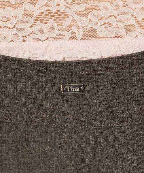 TINA：JOJUN（ティーナジョジュン）の「Uネック ミニ ジャンスカ TINA：JOJUN（ジャンパースカート・レディース・ブラウン系その他/カーキ・M/S）」の17枚目の写真