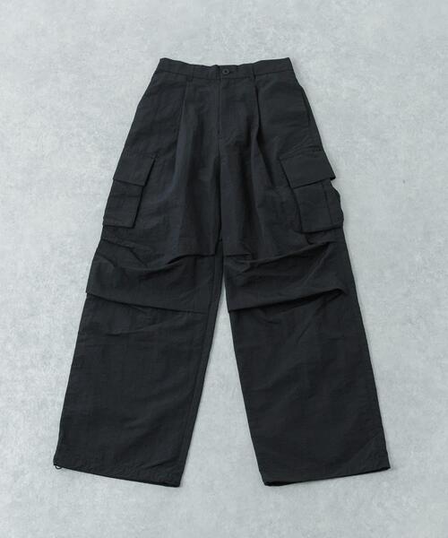 URBAN RESEARCH（アーバンリサーチ）の「URBAN RESEARCH iD　TASLAN NYLON OVER PANTS（その他パンツ・メンズ・チャコールグレー/ブラック・LARGE/MEDIUM）」の2枚目の写真